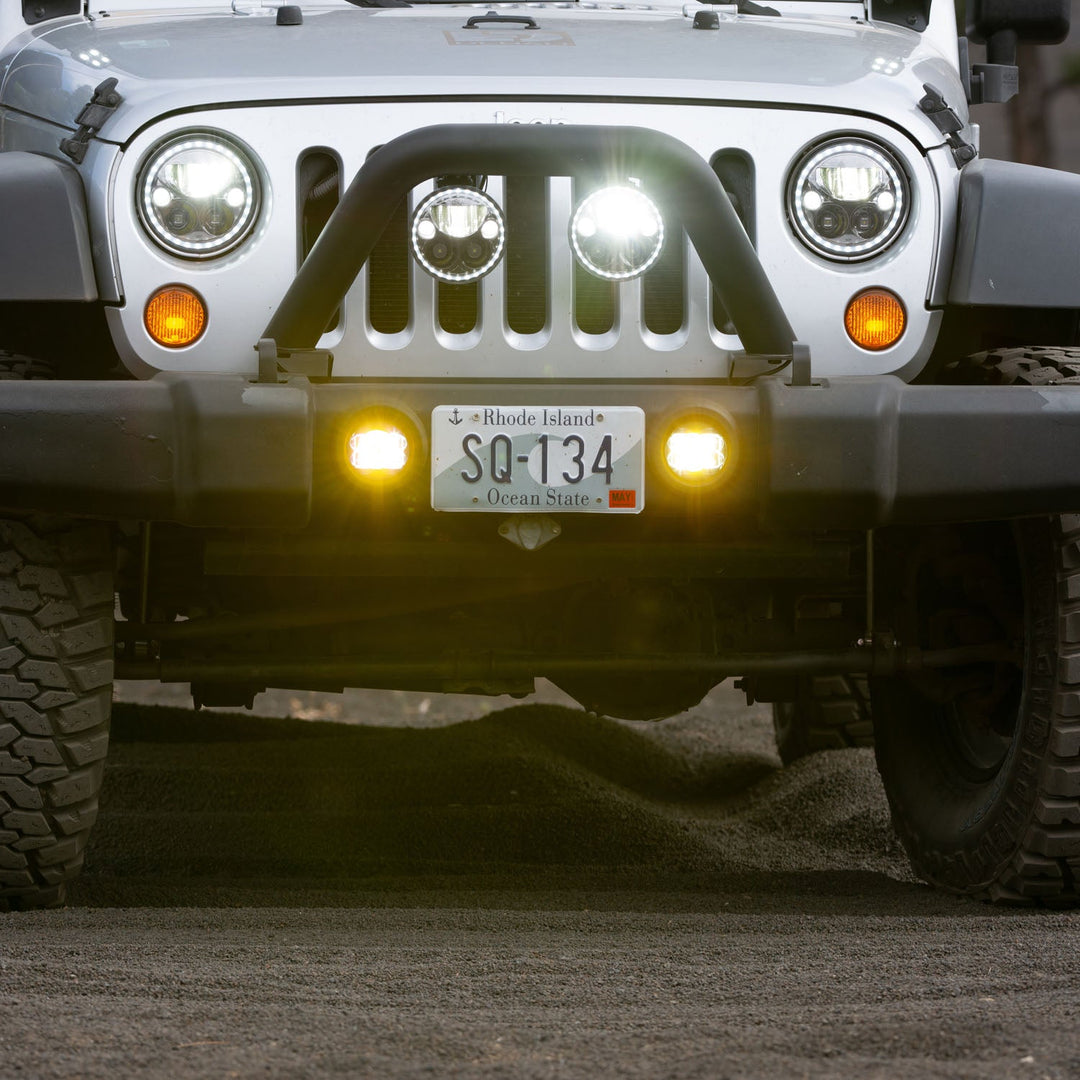 Kit de actualización de luces antiniebla LED de rendimiento serie CR - Jeep Wrangler JK, JL y Gladiator JT