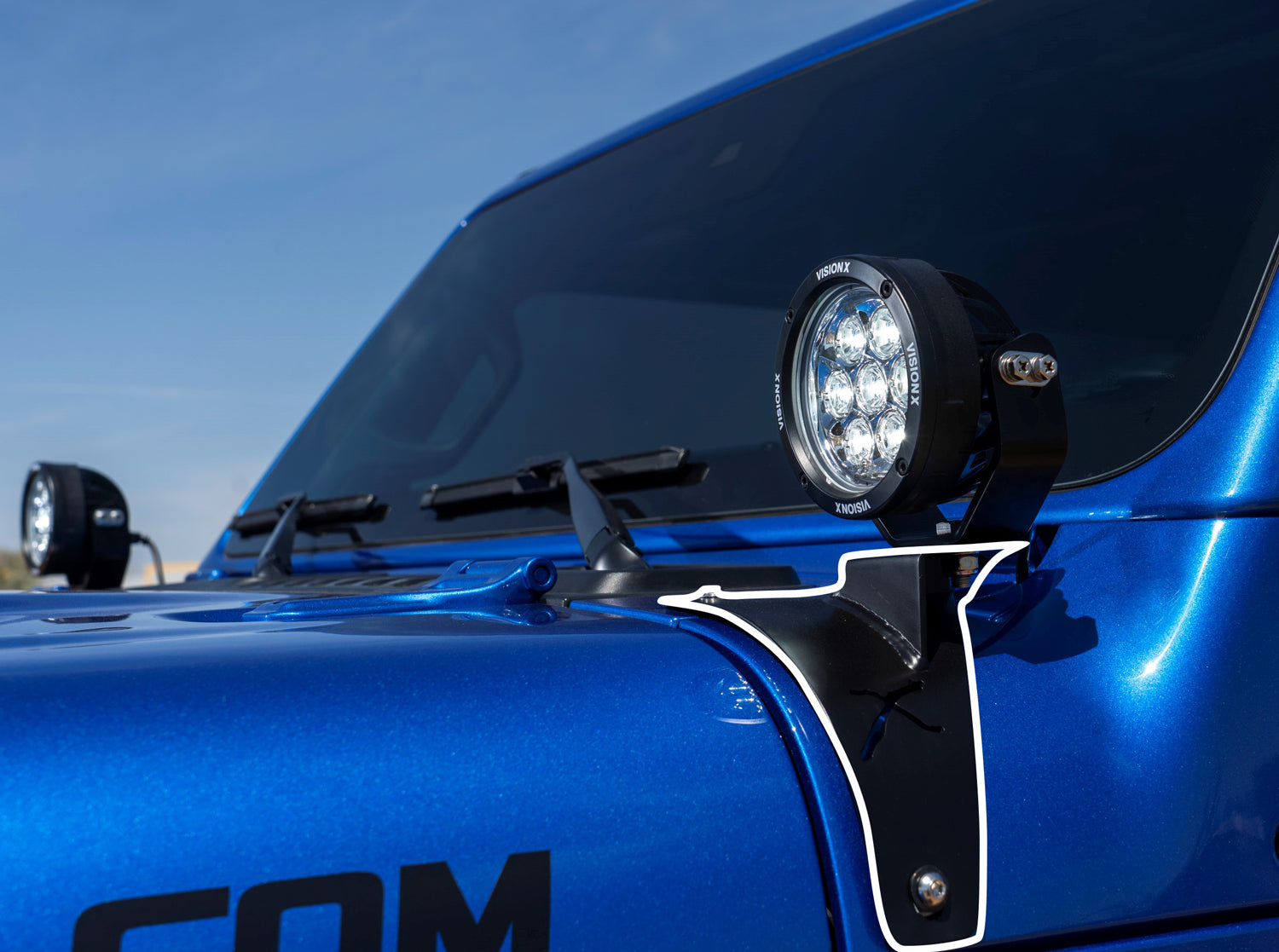 18+ Jeep JL / '20+ Jeep Gladiator Cowl Light Kit (With 3.7