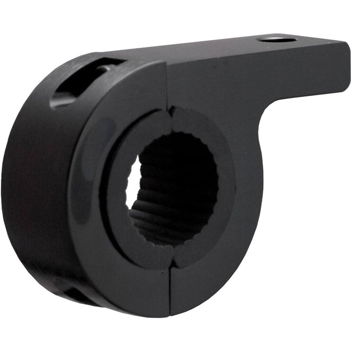 Par de abrazaderas negras para montaje en marco tubular de 0.75" (para perno de montaje M8)  