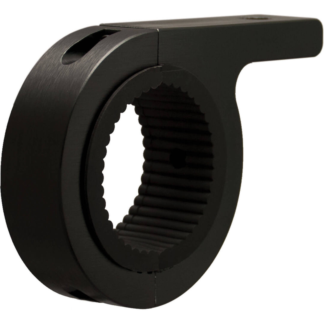 Par de abrazaderas negras para montaje en marco tubular de 2.00" (para perno de montaje M10)  