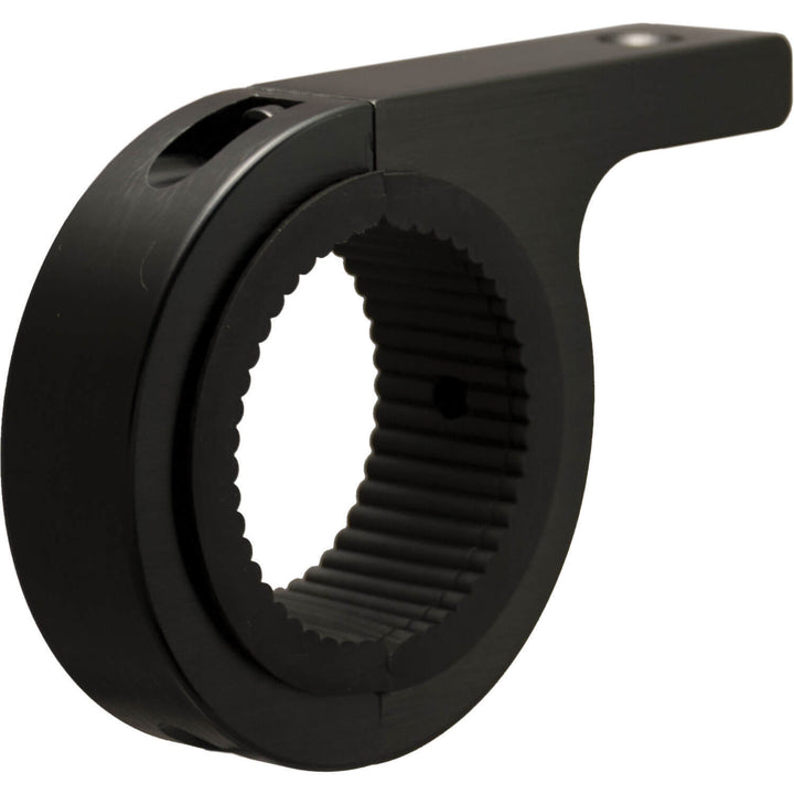 Par de abrazaderas negras para montaje en marco tubular de 2.25" (para perno de montaje M10)  