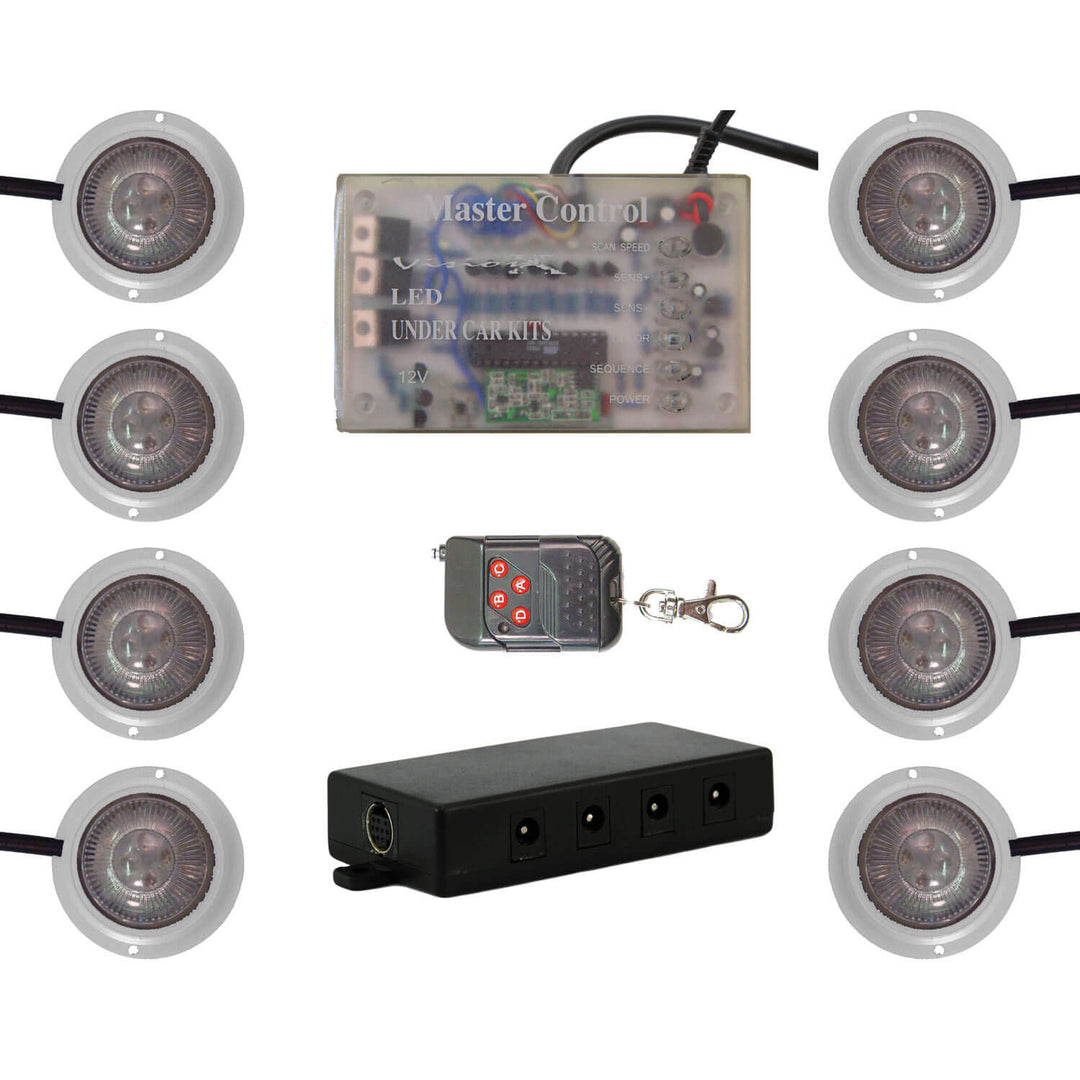 Kit de luz estroboscópica y luz para rocas Tantrum LED