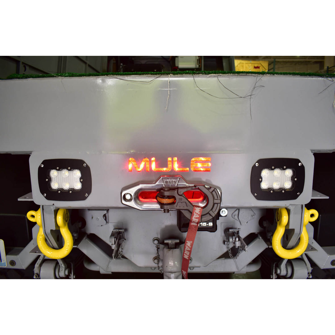 Duralux 6 LED-werklamp 60º straal vlakke montage  