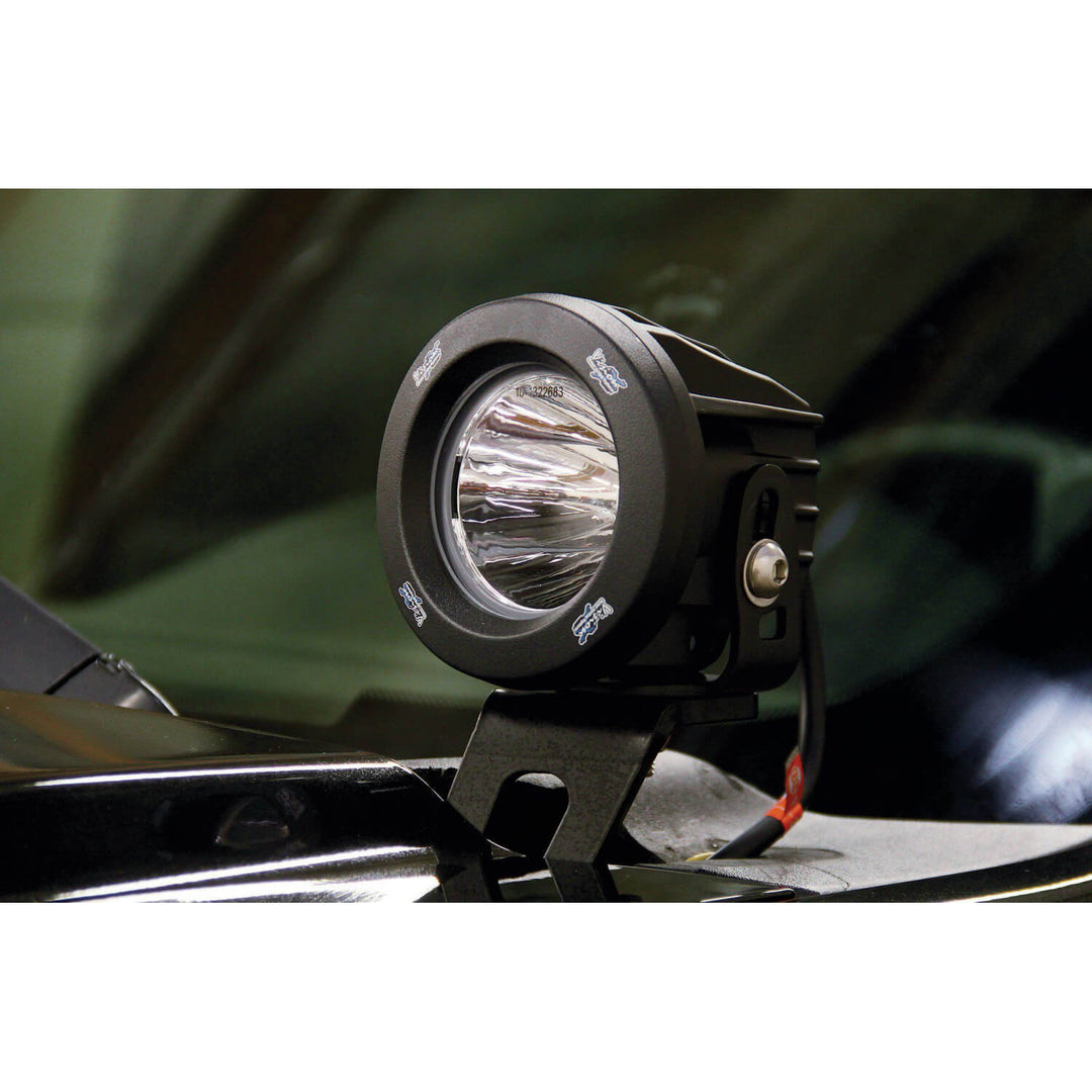 Luz LED Optimus redonda de haz de 10º de 3.7"