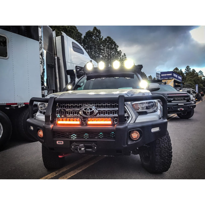 Barra de luz LED de acción dual Shocker de 40" | Elíptica ámbar para senderos