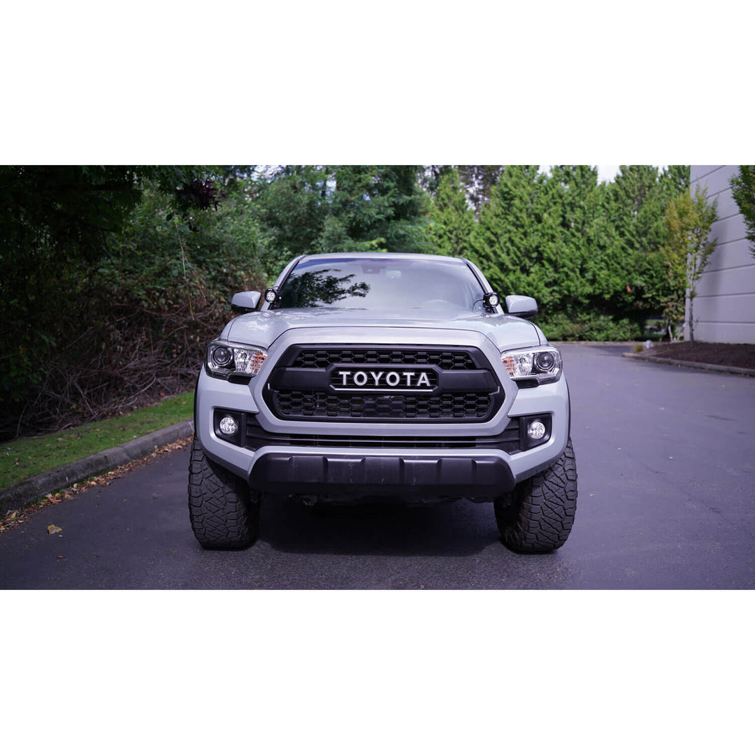 Montajes para pilar A Toyota Tacoma 2016-2023 con mini cañones