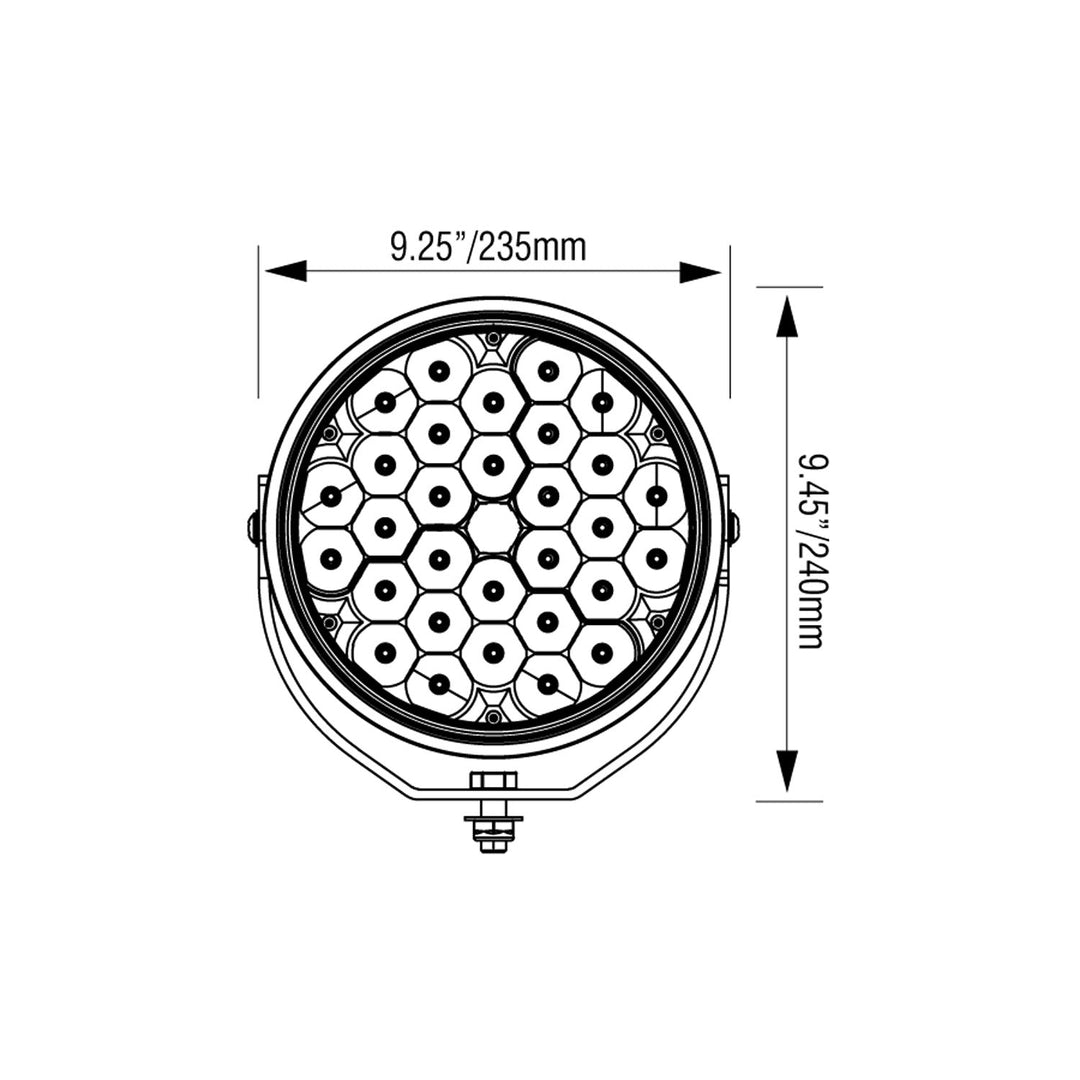 Kit de luz de conducción todoterreno VL-Series de 8.7"