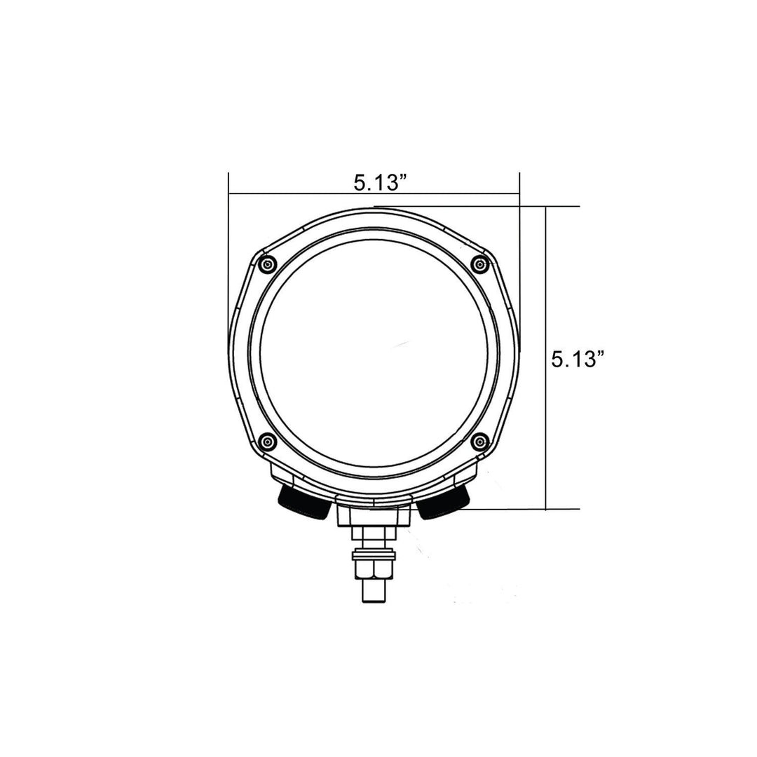 Luz halógena de 5"