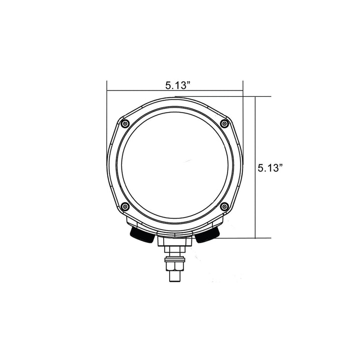 Luz halógena de 5"