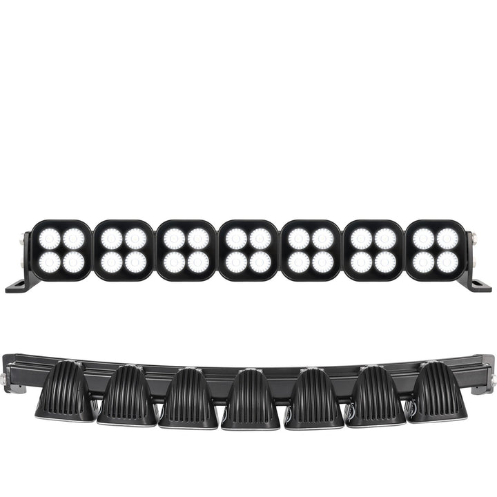 Barra de luz LED modular curva Unite de 20" - Preconfigurada  