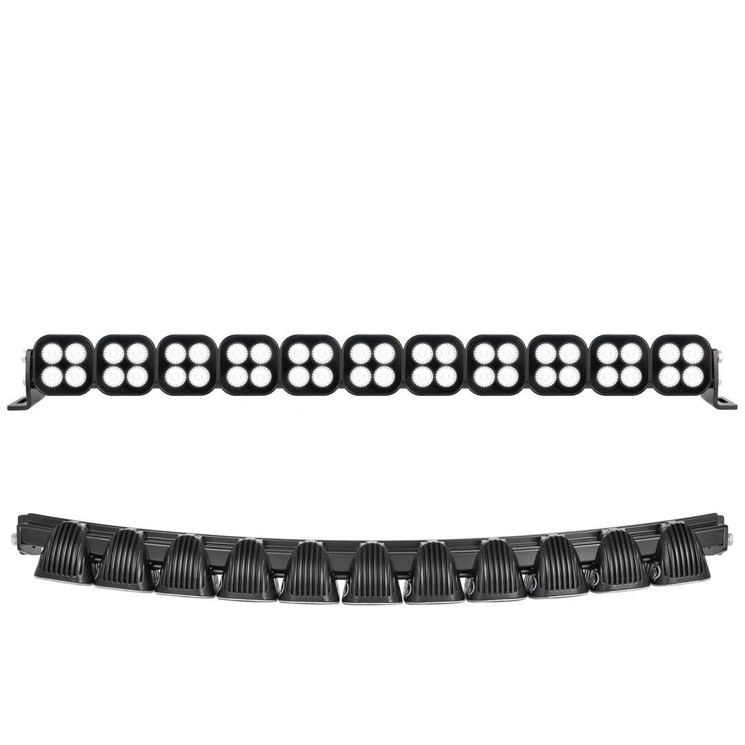 Barra de luz LED modular curva Unite de 30" - Preconfigurada  