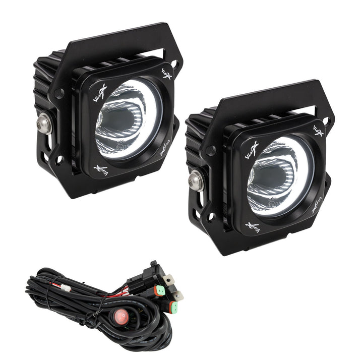 Kit de luces antiniebla LED para Ford Ranger 2019+ con luces Optimus Halo de 3.0"  