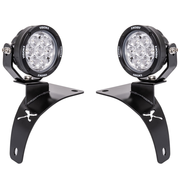 18+ Jeep JL / '20+ Jeep Gladiator Cowl Light Kit (With 4.7" CG2 Light Cannon)