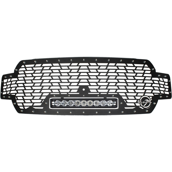 Parrilla con barra de luz Ford F-150 2018-2020 (con luz XPR-9M)  