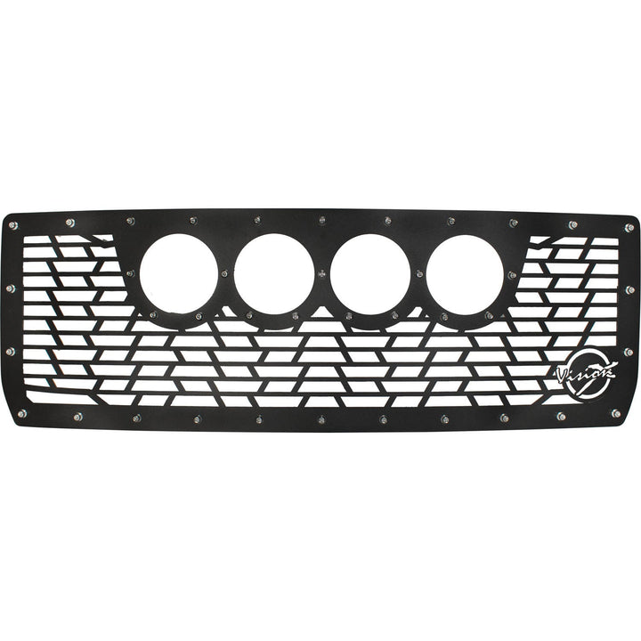 Rejilla Chevy Silverado 1500 Cannon CG2 2014-2015 con 4 luces CG2 de 4.5" (2 ópticas y 2 reflectores)