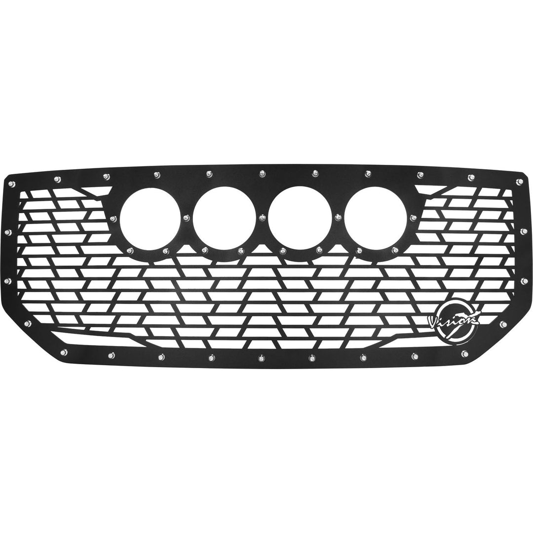 Rejilla GMC Sierra 1500 Cannon CG2 2016-2019 con 4 luces CG2 de 4.5" (2 ópticas y 2 reflectores)