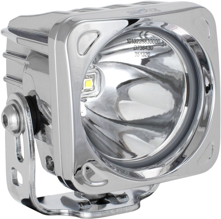 Luz LED de haz cuadrado de 10º Optimus Chrome de 3"
