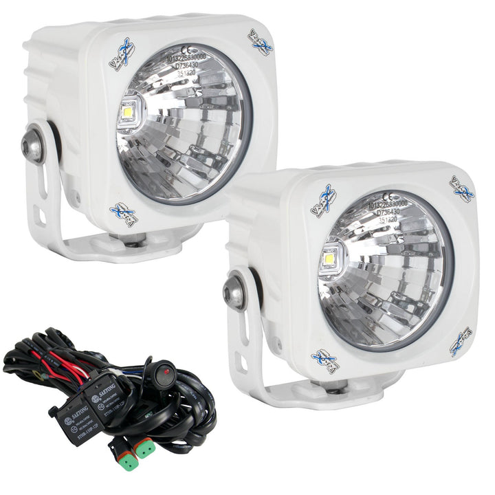 Kit de luz LED de haz cuadrado blanco de 20º Optimus de 3.7"