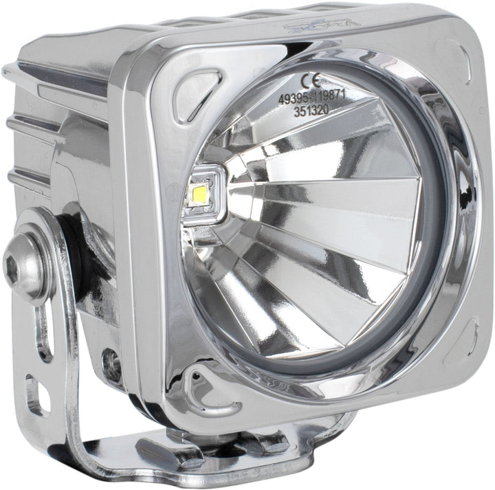 Luz LED de haz cuadrado de 60° Optimus Chrome de 3"