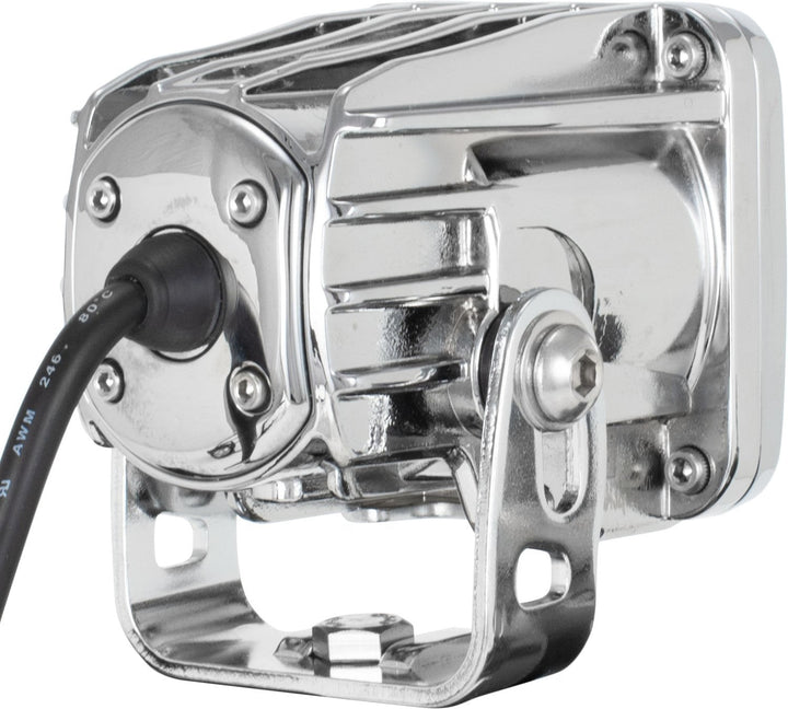 Luz LED de haz cuadrado de 60° Optimus Chrome de 3"
