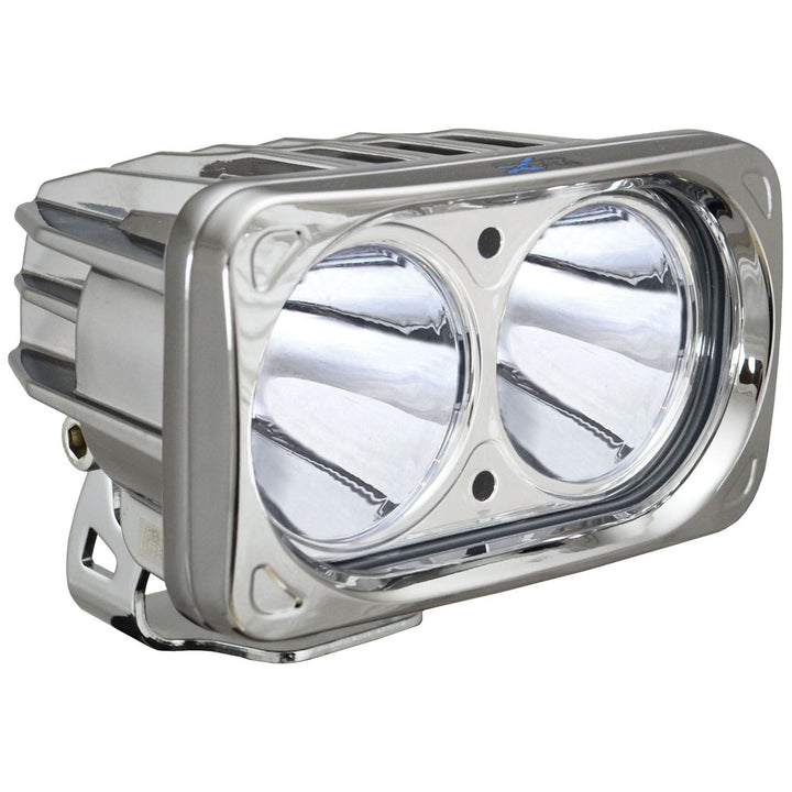 Luz LED de haz doble de 10° Optimus Chrome de 6"