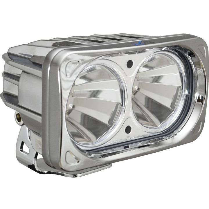 Kit de luz LED de haz dual de 60° Chrome Optimus de 6"