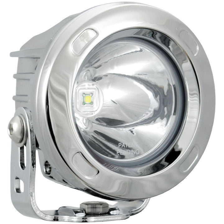 Luz LED Optimus Redonda Cromada de 3.7" con Haz de 10º