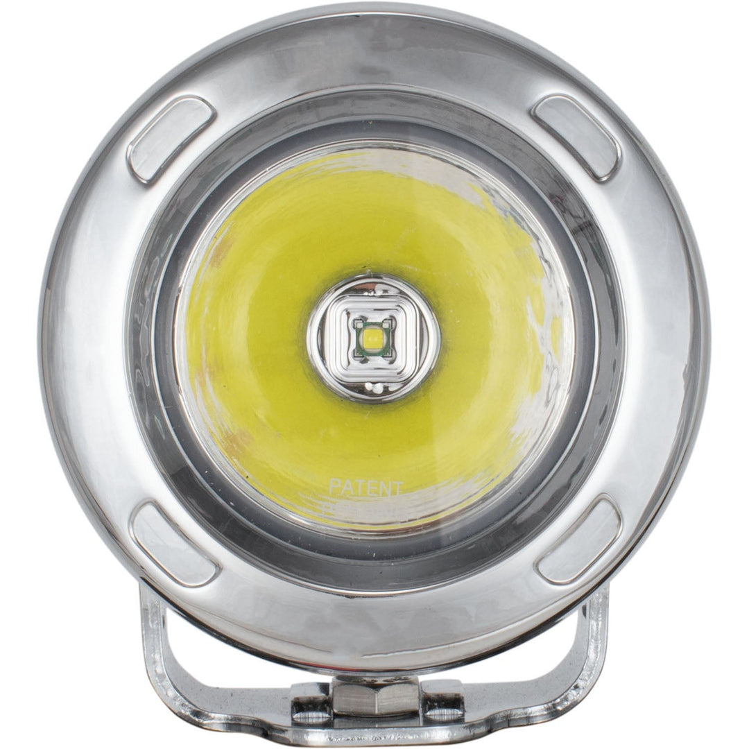 Luz LED Optimus Redonda Cromada de 3.7" con Haz de 10º