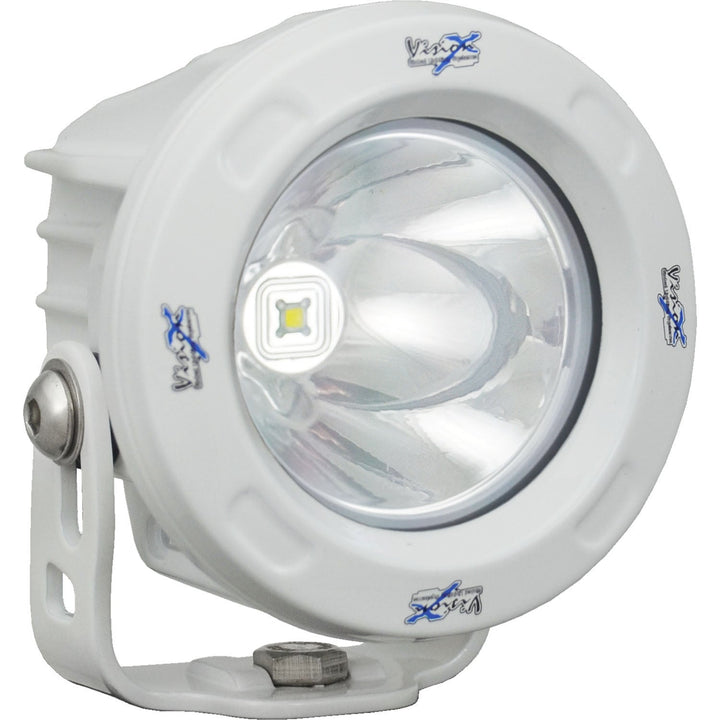Luz LED Optimus Redonda Blanca de 3.7" con Haz de 10º