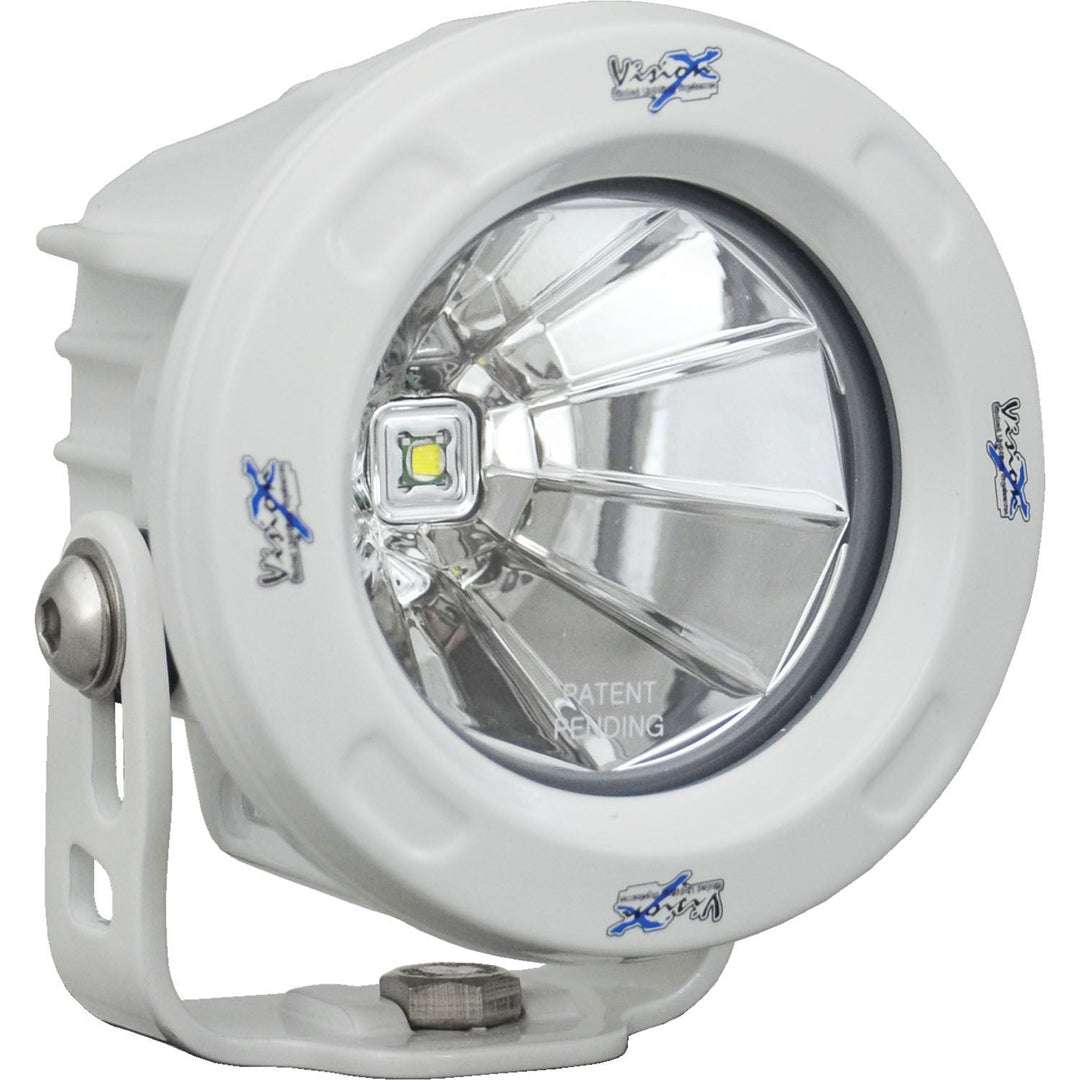 Luz LED Optimus Redonda Blanca de 3.7" con Haz de 60º
