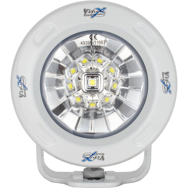 Luz LED Optimus Redonda Blanca de 3.7" con Haz de 60º