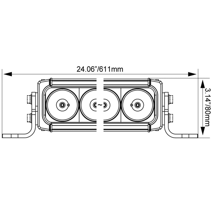 25" XPR-S LED-Lichtleiste