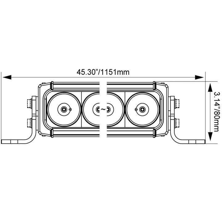 Barra de luz LED XPR-S de 46"